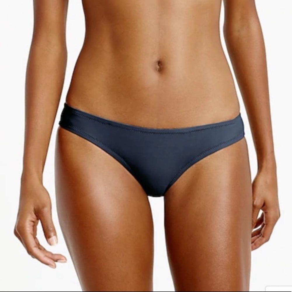 J. Crew Navy Bikini Bottoms Size L